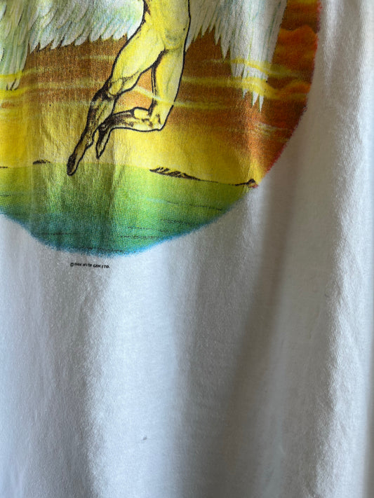 Vintage 1984 Led Zeppelin Swan Song T-Shirt - La Lovely Vintage 