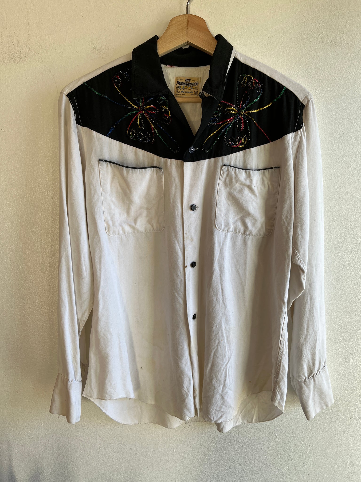 Vintage 1960’s “The Panhandler” Western Button-Up Shirt
