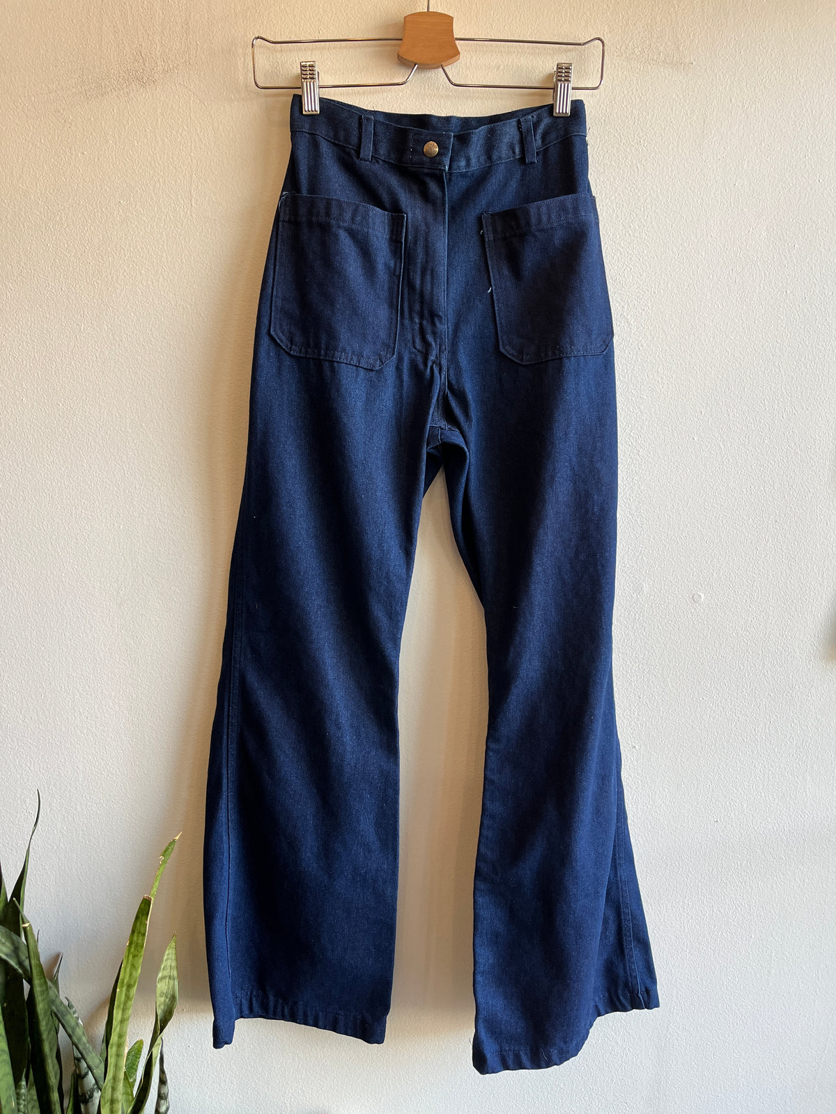 Vintage 1970's Seafarer Flared Denim Jeans - La Lovely Vintage 