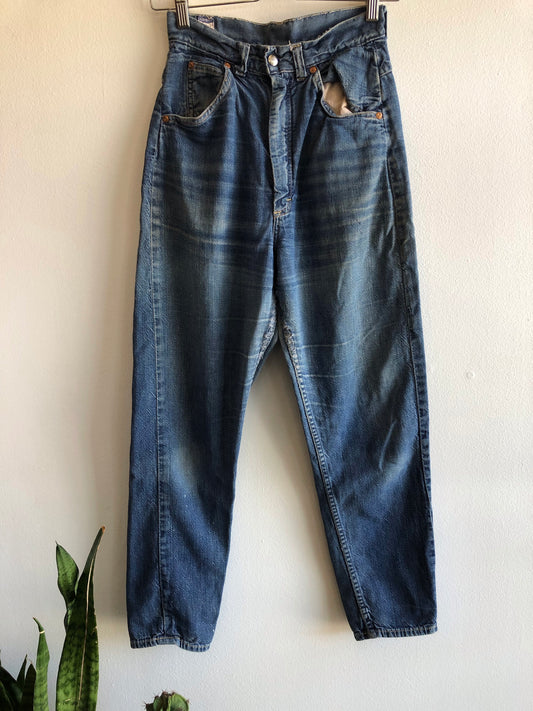 Vintage 1960’s Foremost Half-Selvedge Women’s Denim Jeans - La Lovely Vintage 