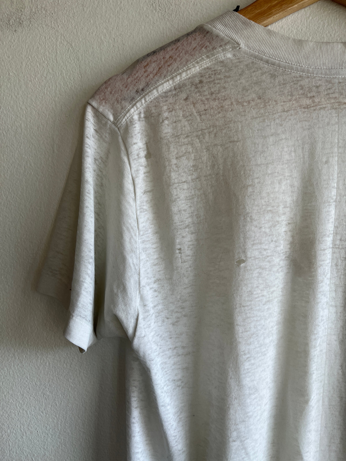 Vintage 1970’s Thrashed V-Neck T-Shirt