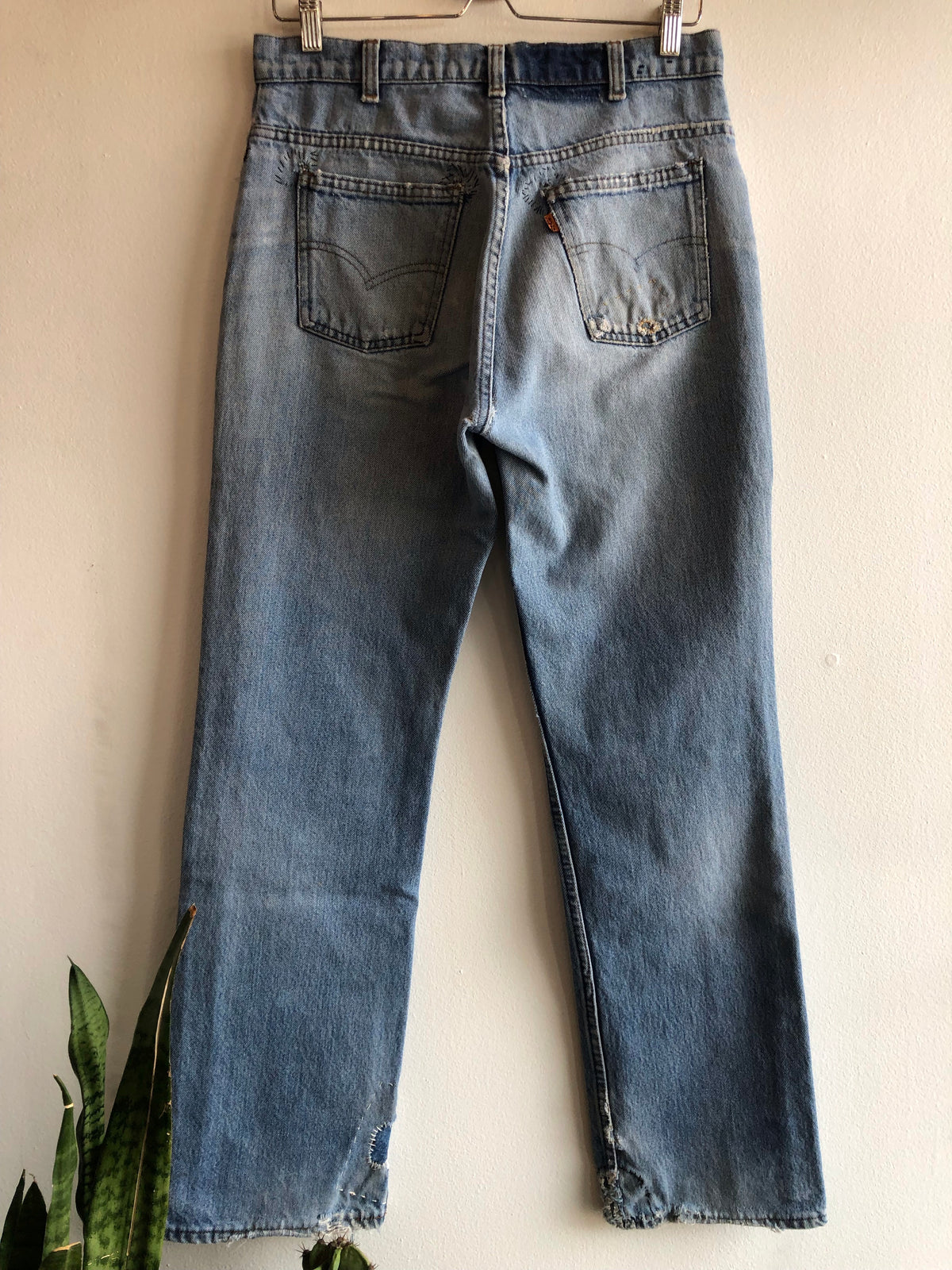 Vintage Levi’s Patchwork Orange Tab - La Lovely Vintage 