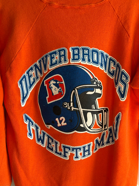 Vintage 1980’s Denver Broncos “Twelfth Man” Crewneck Sweatshirt