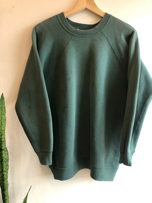 Vintage 1960’s Mayo Spruce Forest Green Crewneck Sweatshirt - La Lovely Vintage 