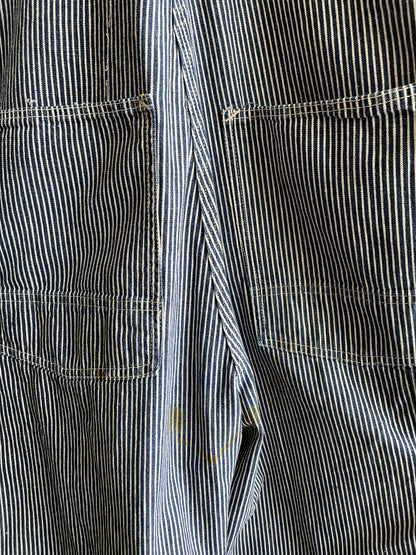 Vintage 1940/50’s Headlight Hickory Stripe Denim Overalls