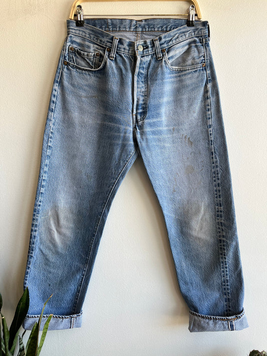 Vintage 1980’s Levi’s 501 Selvedge Denim Jeans - La Lovely Vintage 