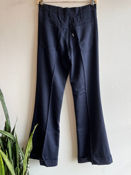 Vintage 1970's Levi’s Flare Pants - Navy