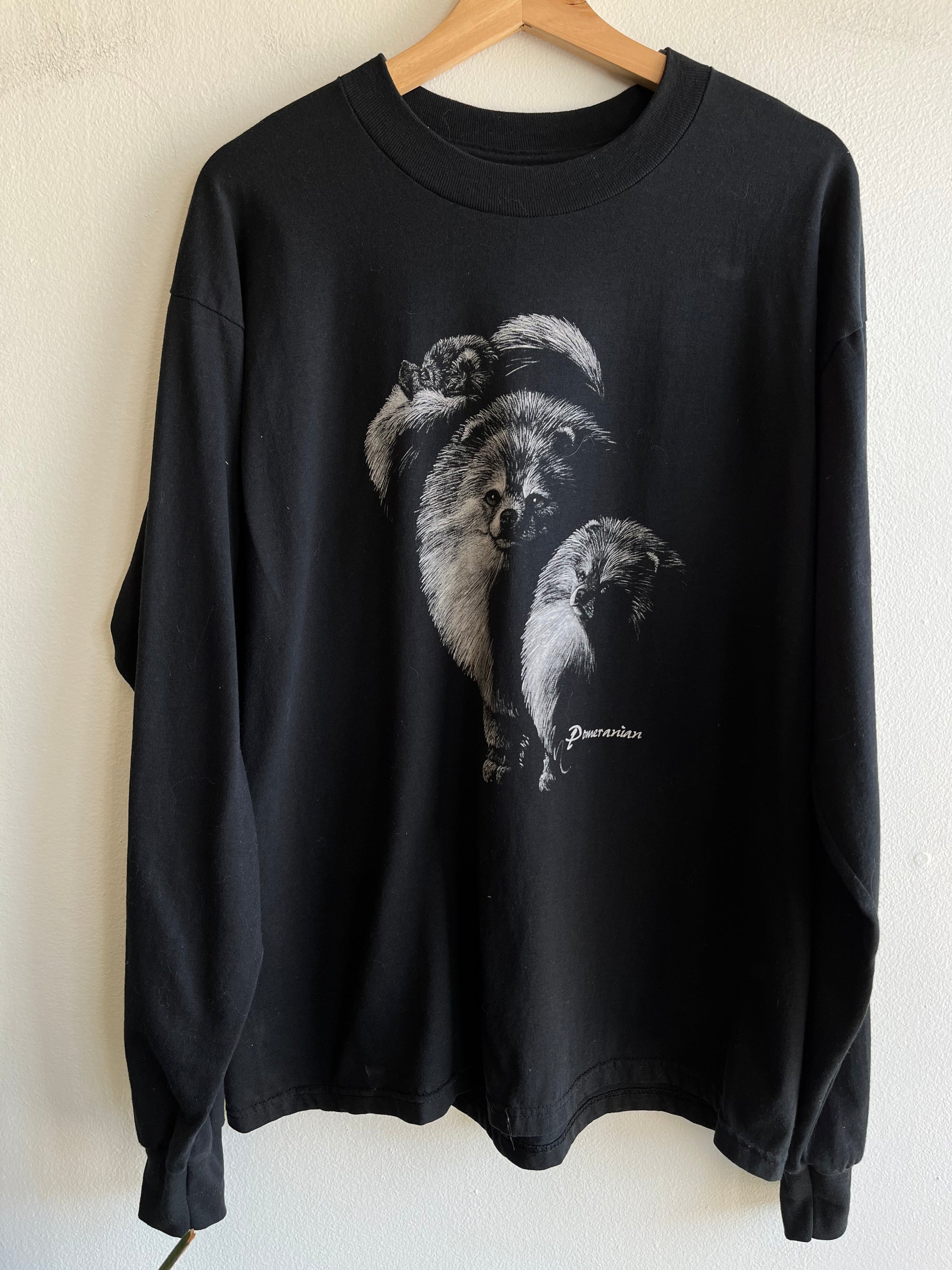 Vintage 1990’s Pomeranian Longsleeve T-Shirt - La Lovely Vintage 