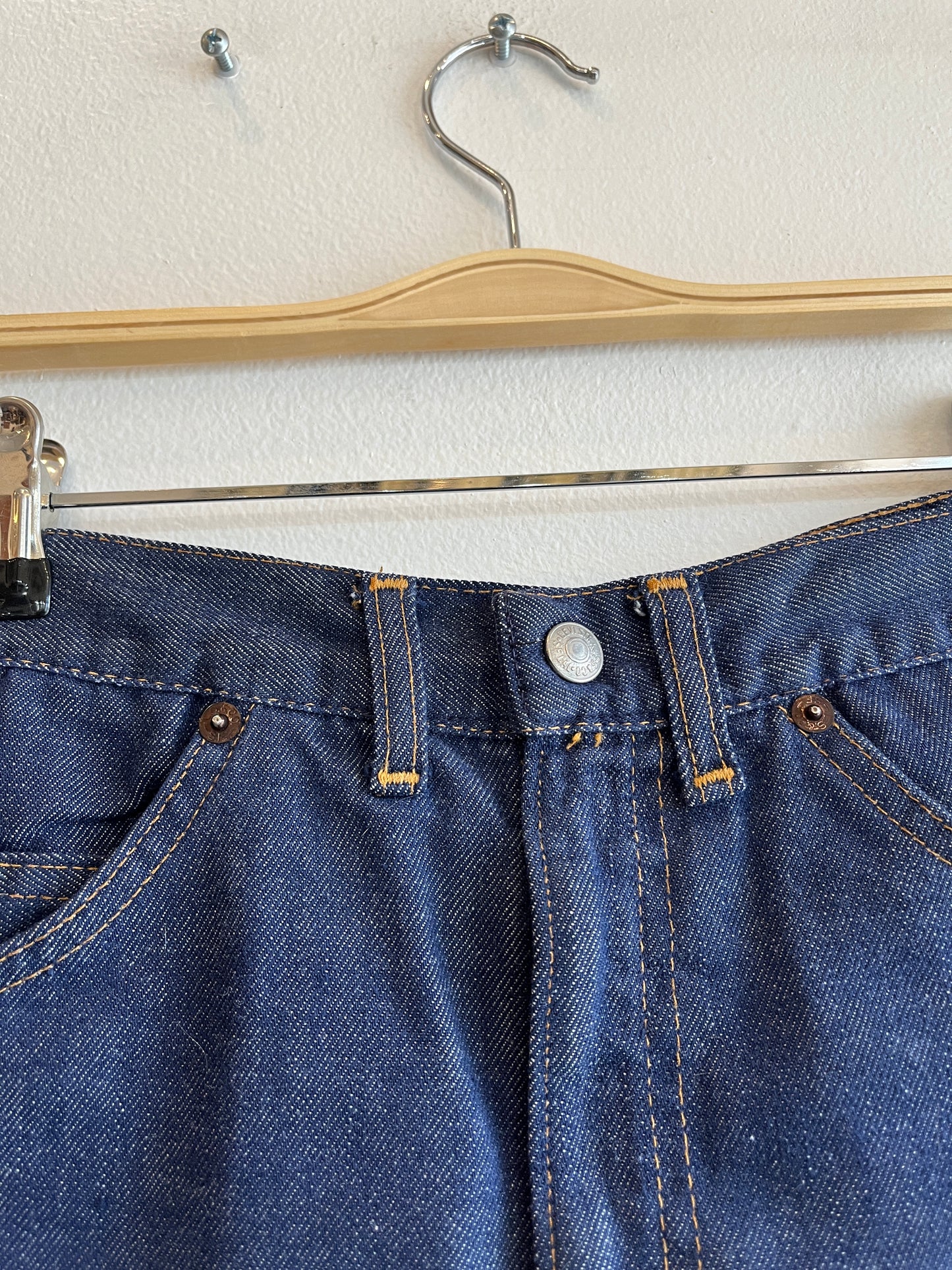 Vintage 1960’s Levi’s “Big E” Denim Shorts - La Lovely Vintage 