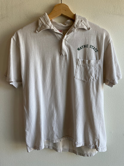 Vintage 1950’s Wayne State University Cotton Polo Shirt - La Lovely Vintage 