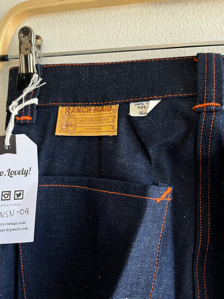 Vintage 1950’s Deadstock Ranch-Maid Denim Jeans