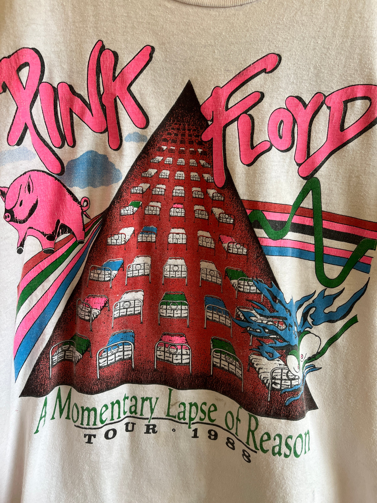 Vintage 1988 Pink Floyd Tour T-Shirt - La Lovely Vintage 