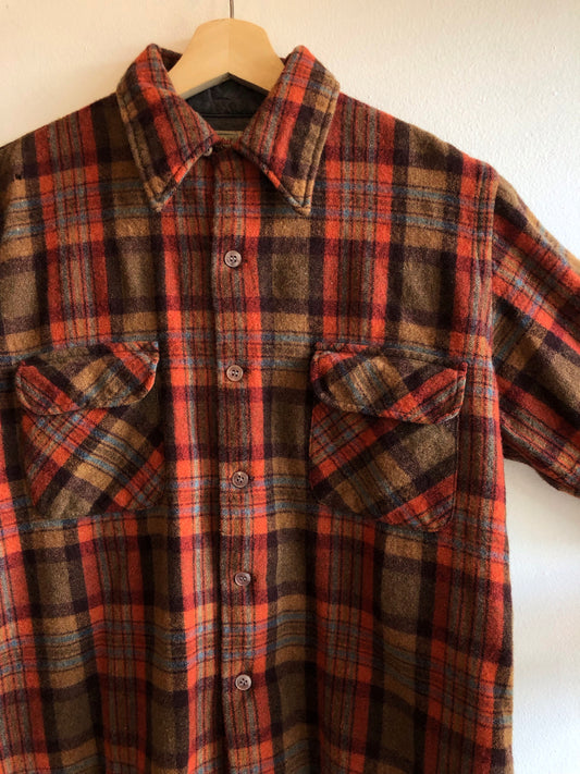 Vintage 1970’s Val-Mark Wool Flannel Shirt - La Lovely Vintage 