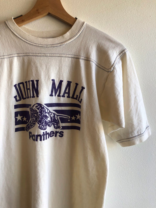 Vintage 1970’s “John Mall Panthers” Football T-Shirt - La Lovely Vintage 