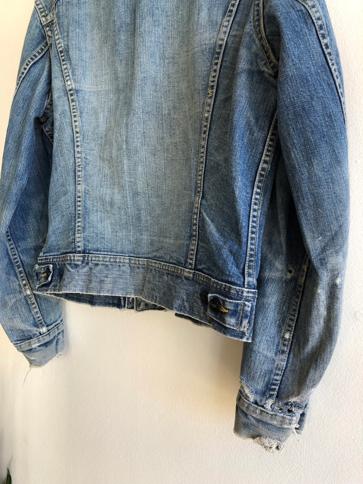 Vintage 1950’s Lee Rider 101-J Denim Trucker Jacket - La Lovely Vintage 