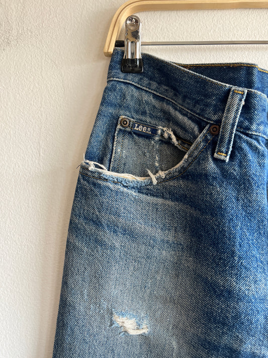 Vintage 1980’s Thrashed Lee Denim Jeans
