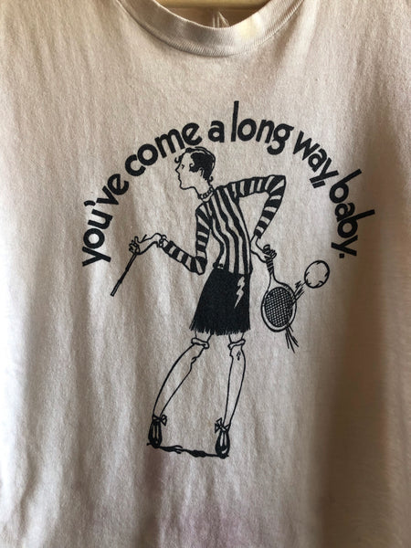 Vintage 1970’s Virginia Slims “You’ve Come a Long Way, Baby” T-Shirt