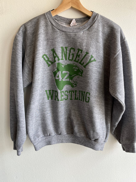 Vintage 1970’s Rangely Wrestling Crewneck Sweatshirt