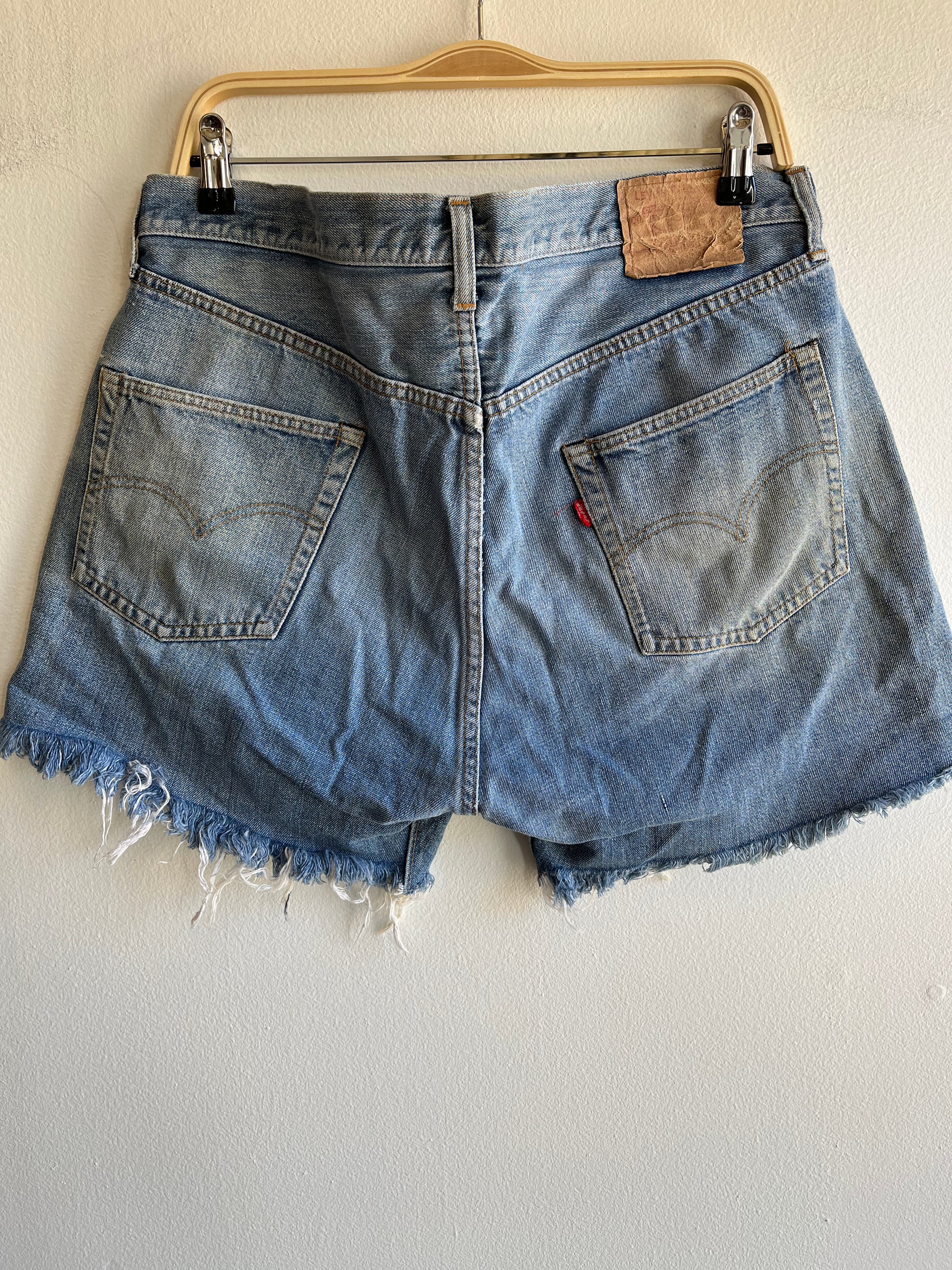 Vintage 1960’s Levi’s “Big E” 501 Selvedge Denim Shorts - La Lovely Vintage 