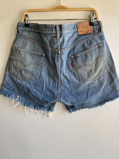 Vintage 1960’s Levi’s “Big E” 501 Selvedge Denim Shorts - La Lovely Vintage 