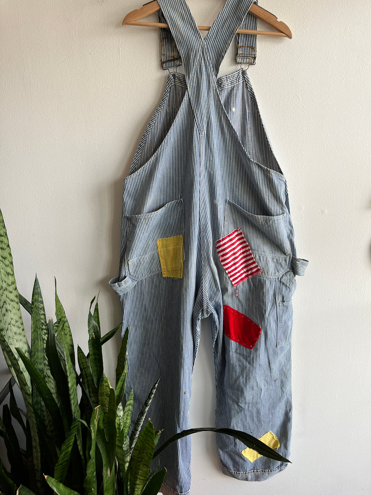 Vintage 1940/50’s Hercules Hickory Stripe Denim Clown Overalls