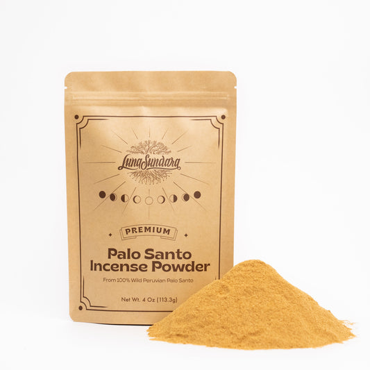 Luna Sundara - Palo Santo Incense Powder - La Lovely Vintage 