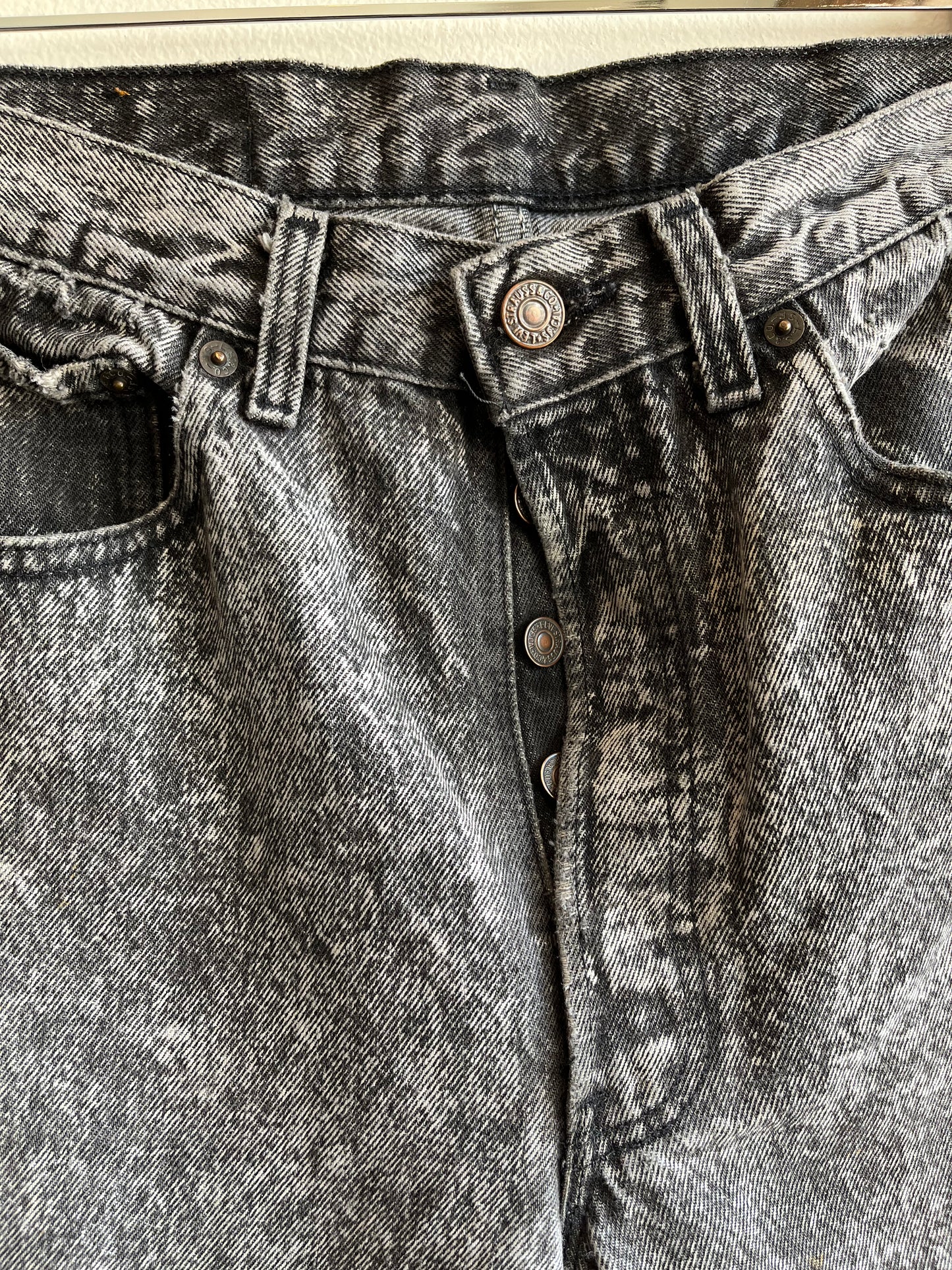 Vintage 1980’s Levi’s 501 Black Denim Jeans