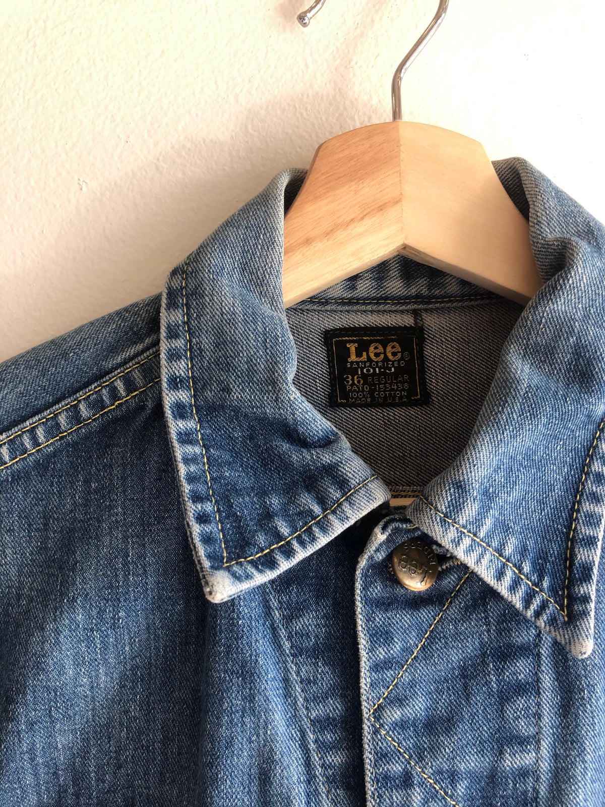Vintage 1960’s Lee 101J Denim Trucker Jacket - La Lovely Vintage 