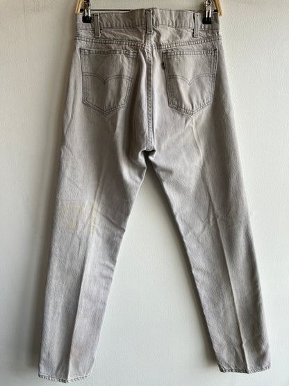 Vintage 1980’s Levi’s 505 Grey Denim Jeans