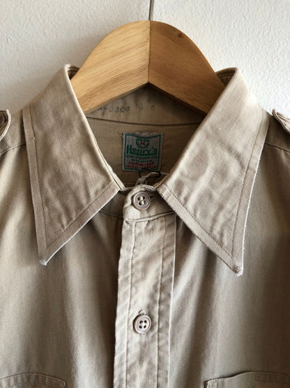 Vintage 1940’s Military Button-Up Shirt - La Lovely Vintage 