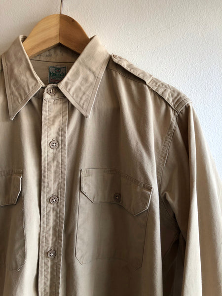 Vintage 1940’s Military Button-Up Shirt