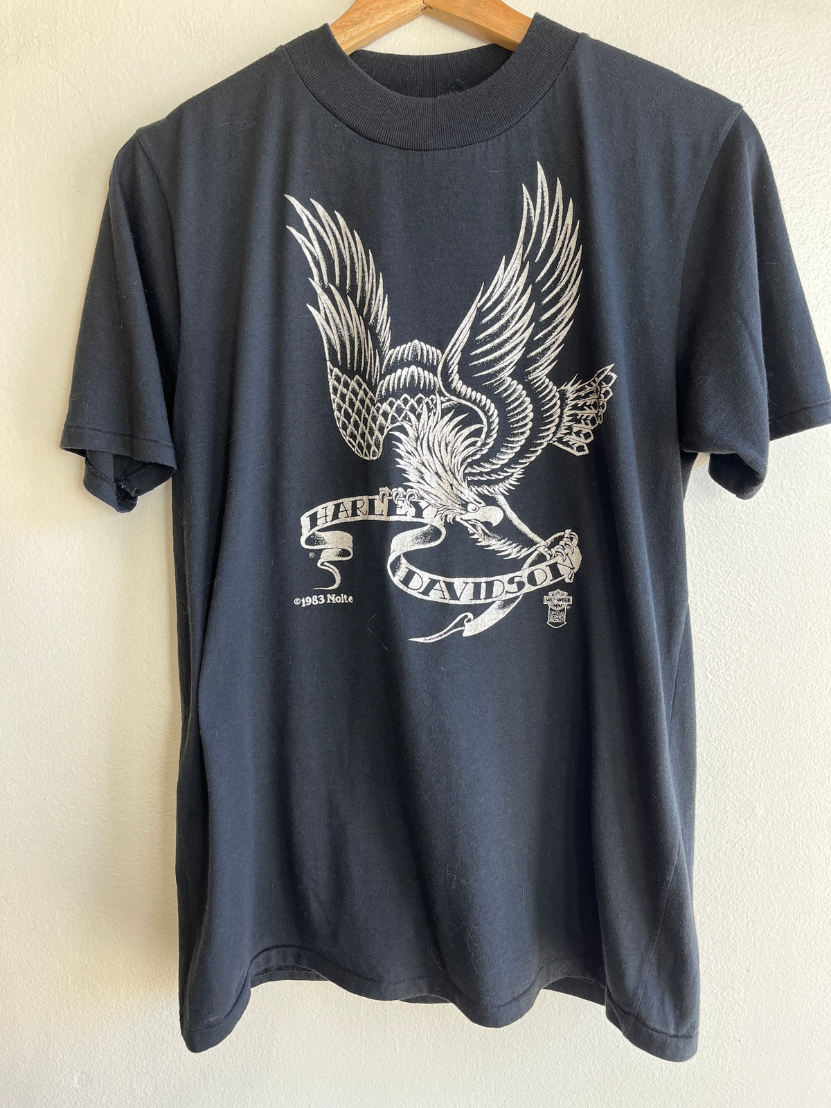 Vintage 1983 Harley Davidson Tattoo T-Shirt - La Lovely Vintage 