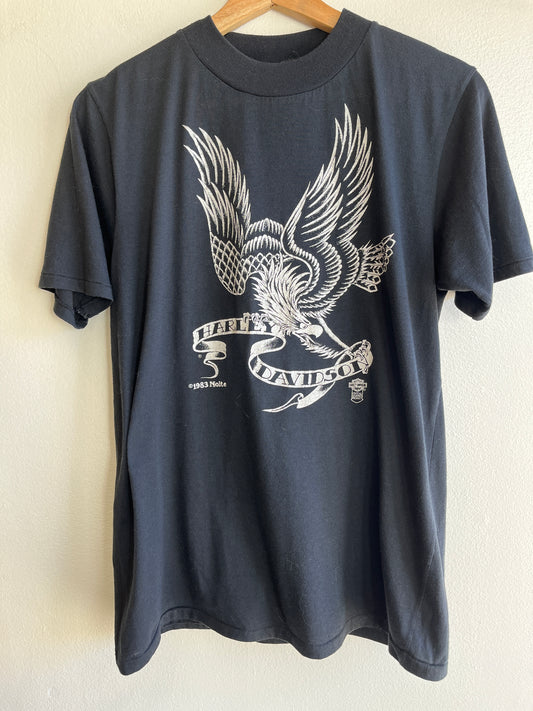 Vintage 1983 Harley Davidson Tattoo T-Shirt - La Lovely Vintage 