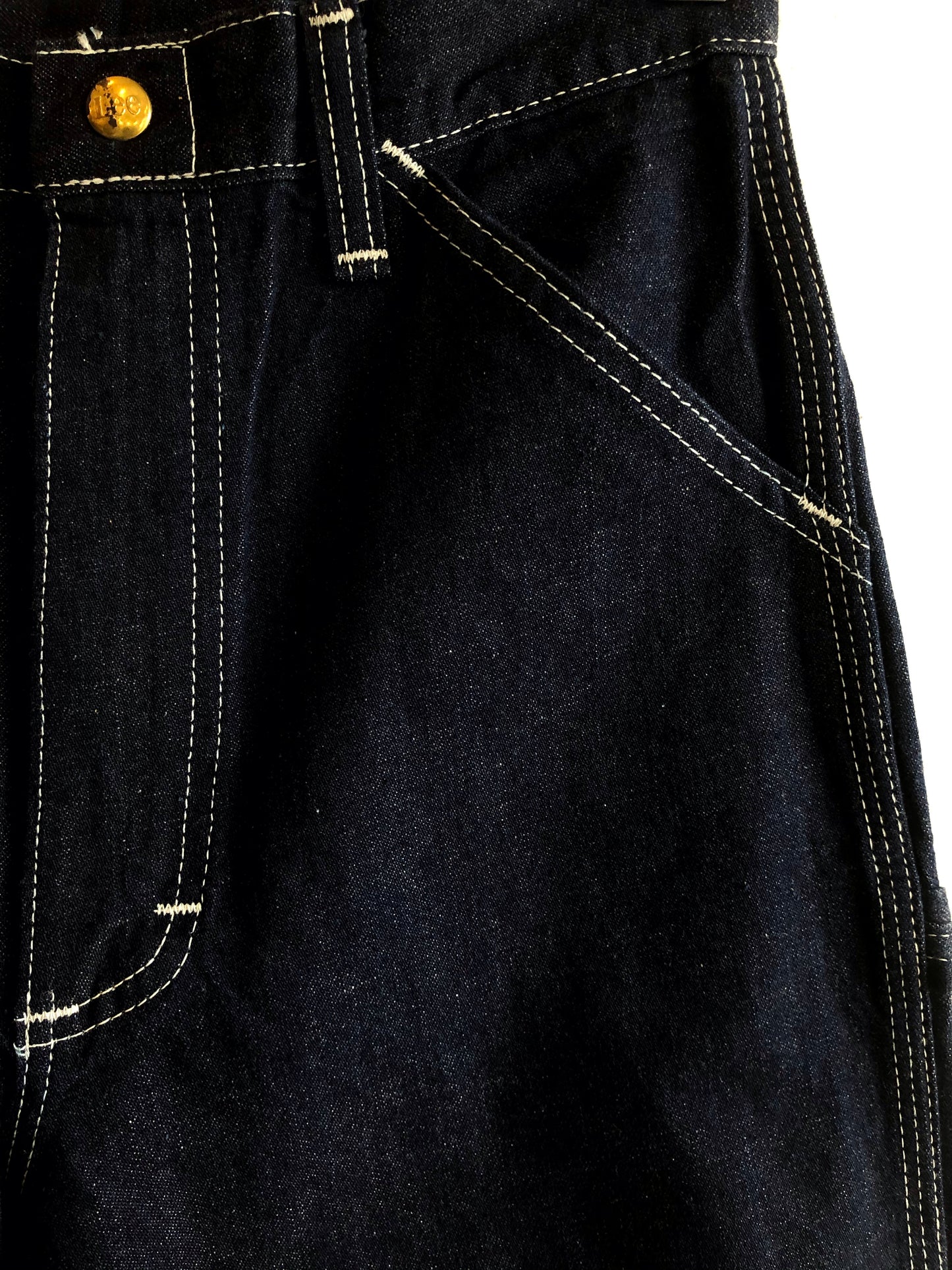 Vintage 70's Deadstock LEE Carpenters Dungarees - La Lovely Vintage 