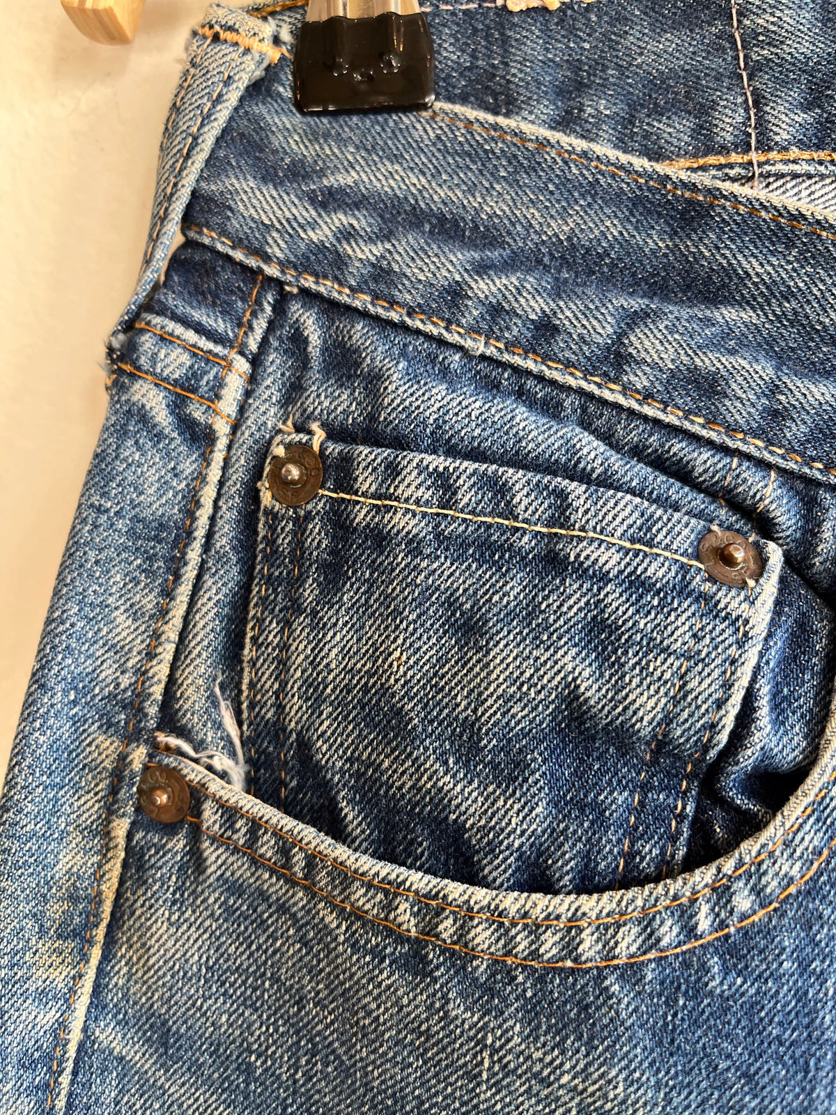 Vintage 1960’s Levi’s 501 “Big E” Denim Jeans - La Lovely Vintage 