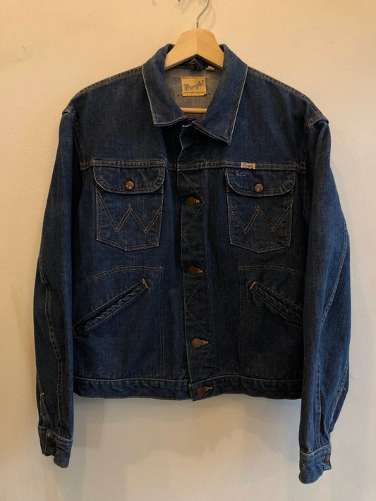 Vintage 1960’s Wrangler Sanforized 24MJ Selvedge Denim Jacket - La Lovely Vintage 
