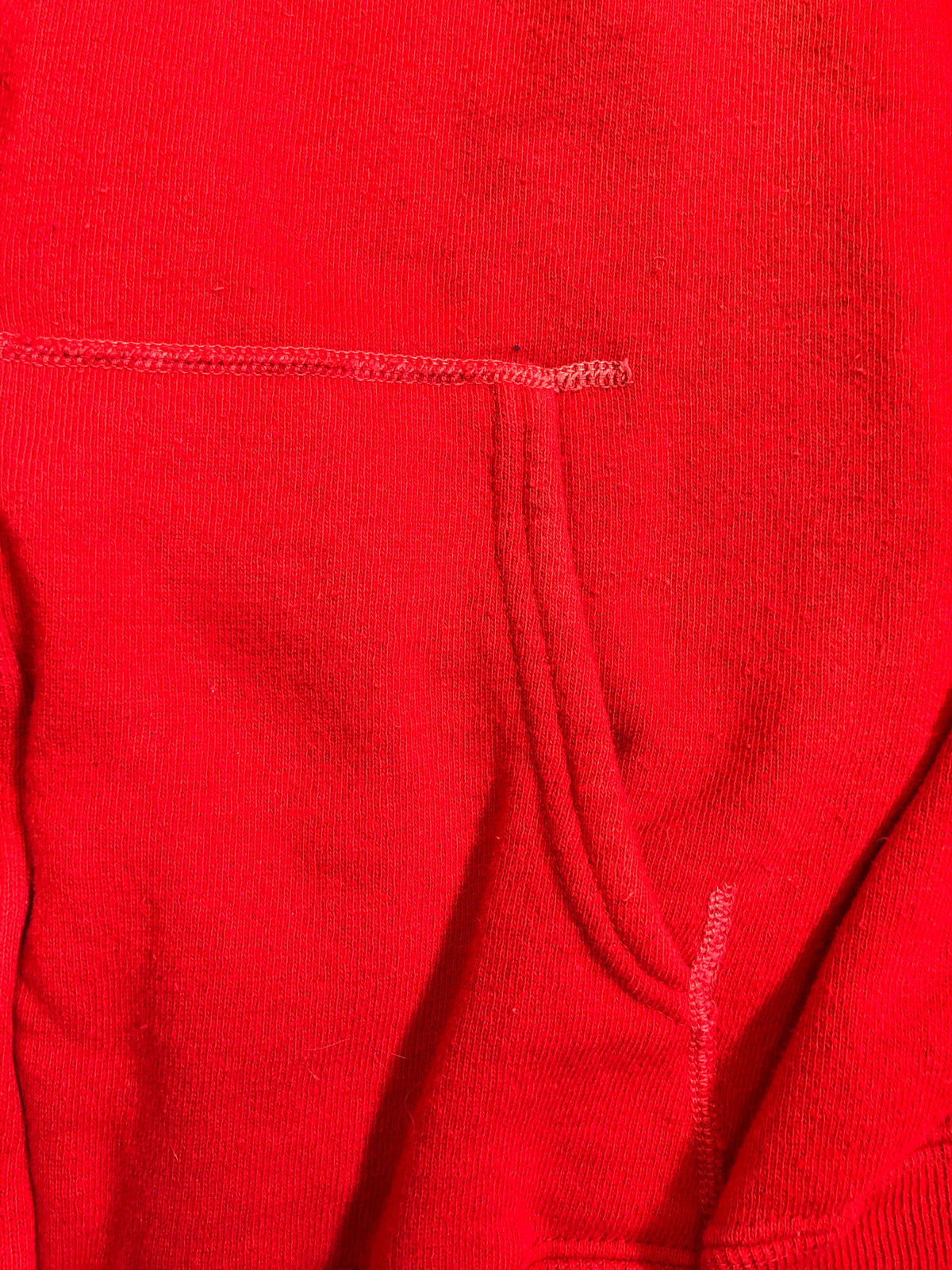Vintage 1960’s Red Zip-Up Hooded Sweatshirt - La Lovely Vintage 