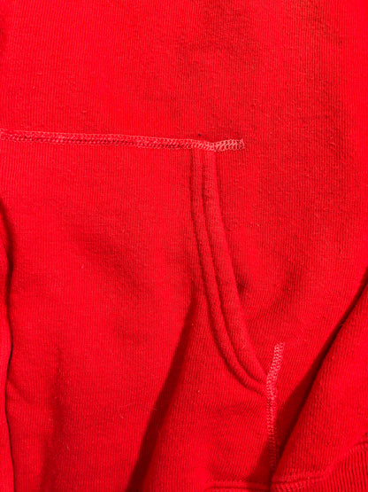 Vintage 1960’s Red Zip-Up Hooded Sweatshirt - La Lovely Vintage 