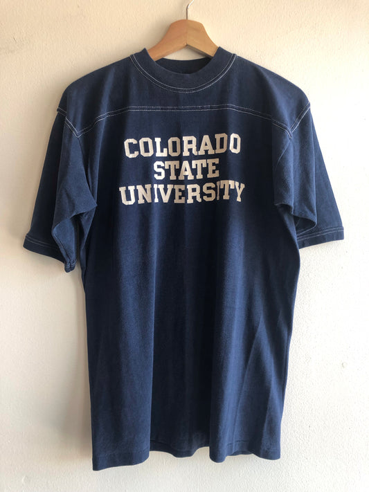 Vintage 1970’s Colorado State University Jersey Cotton T-Shirt - La Lovely Vintage 