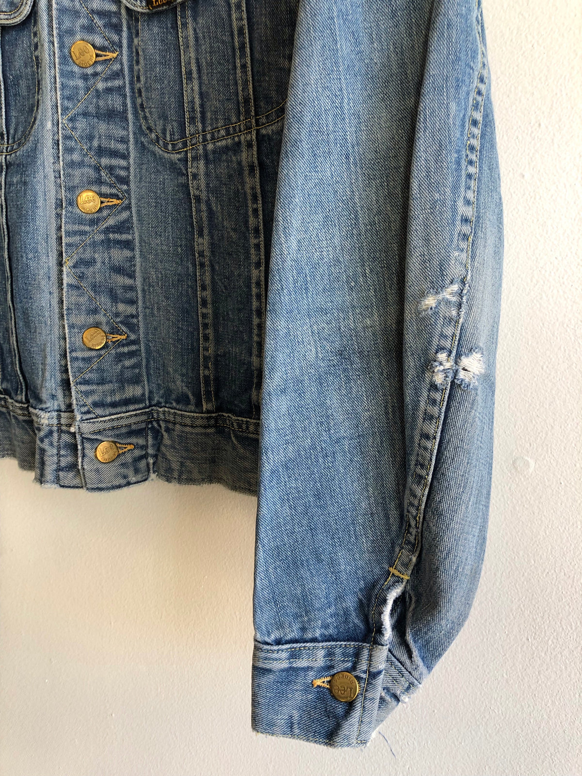 Vintage 1950’s Lee Rider 101-J Denim Trucker Jacket - La Lovely Vintage 