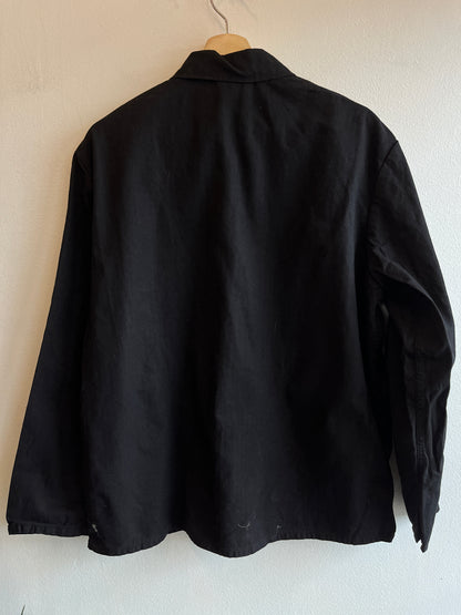 Vintage 1970’s HBT French Black Chore Coat - La Lovely Vintage 