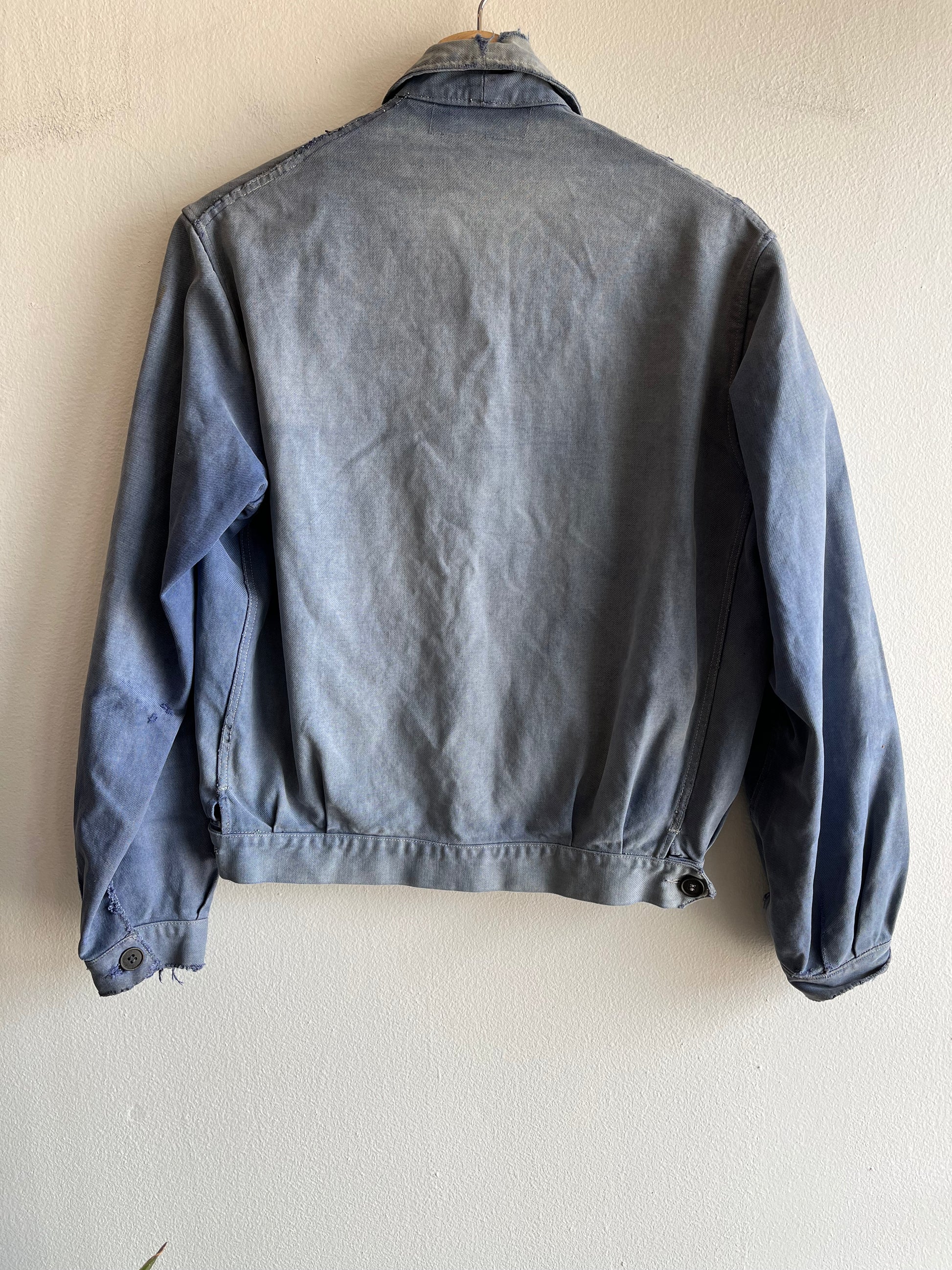Vintage 1940/50’s French Cyclist Moleskin Jacket - La Lovely Vintage 