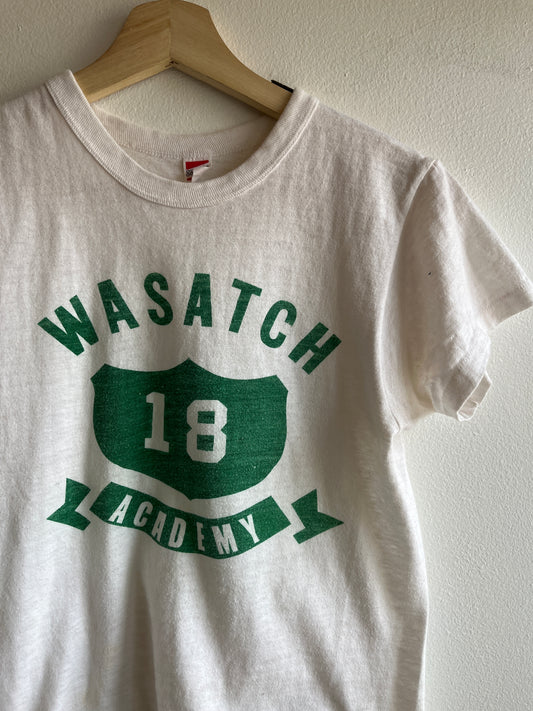 Vintage 1950’s Wasatch Academy T-Shirt - La Lovely Vintage 