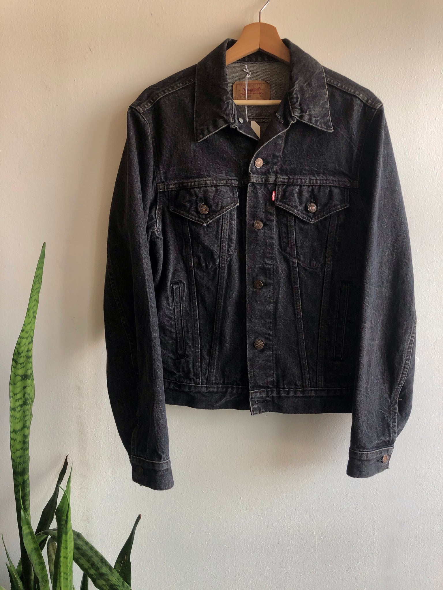 Vintage Levi’s Type 4 Black denim trucker jacket