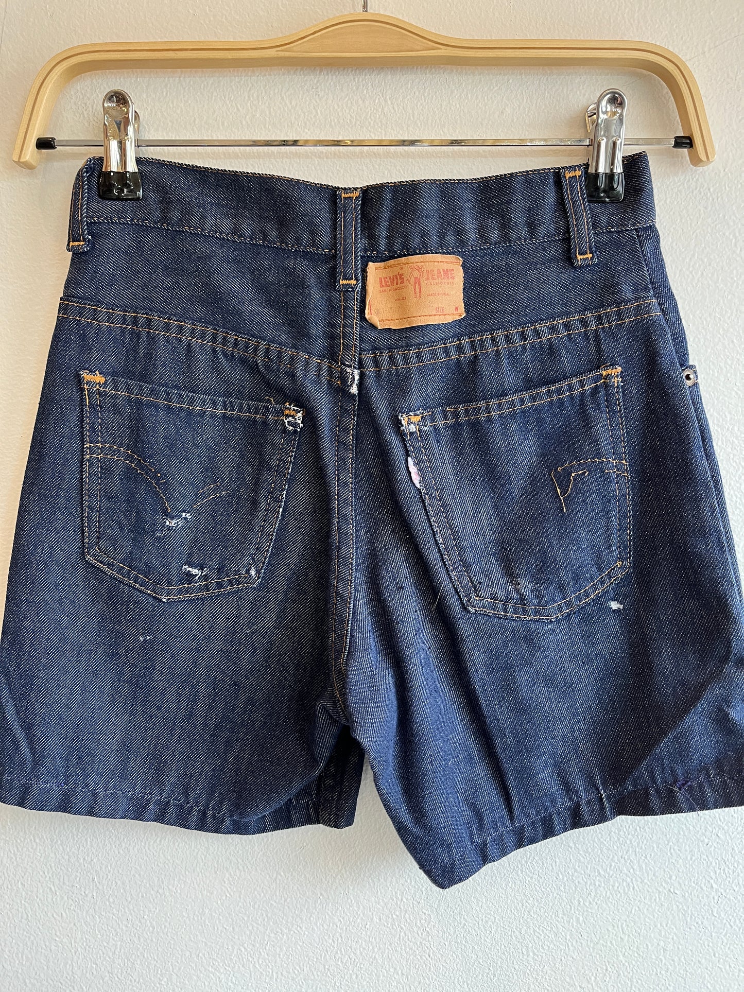 Vintage 1960’s Levi’s “Big E” Denim Shorts - La Lovely Vintage 