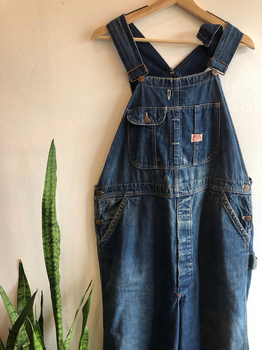 Vintage 1940’s Strong Reliable “Drum Major” Brand Overalls - La Lovely Vintage 
