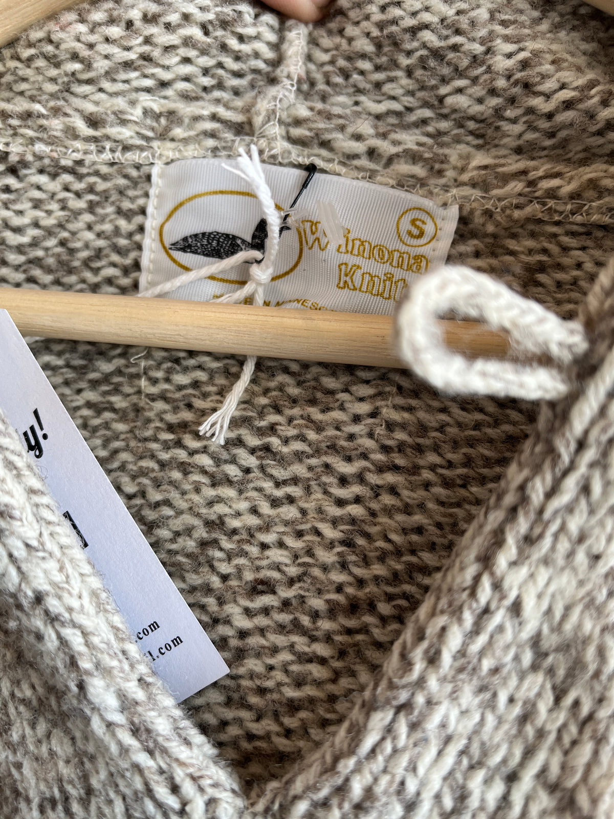 Vintage 1960/70’s Knit Hooded Sweater