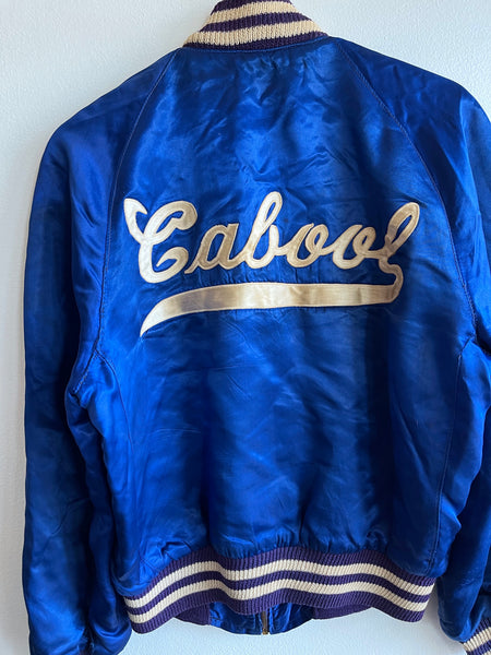Vintage 1950’s Satin “Cabool” Colorblock Letterman Jacket