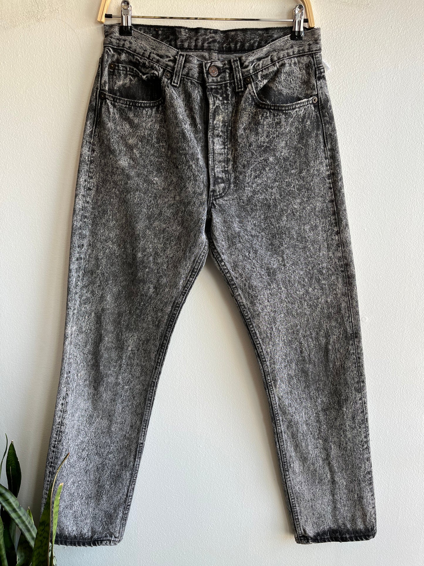 Vintage 1980’s Levi’s 501 Black Denim Jeans