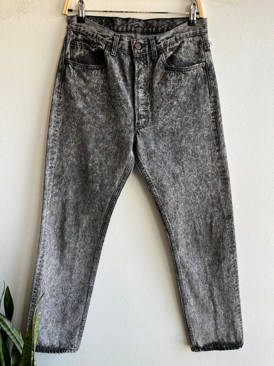 Vintage 1980’s Levi’s 501 Black Denim Jeans